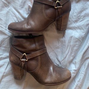 Cole Haan Brown Leather Booties